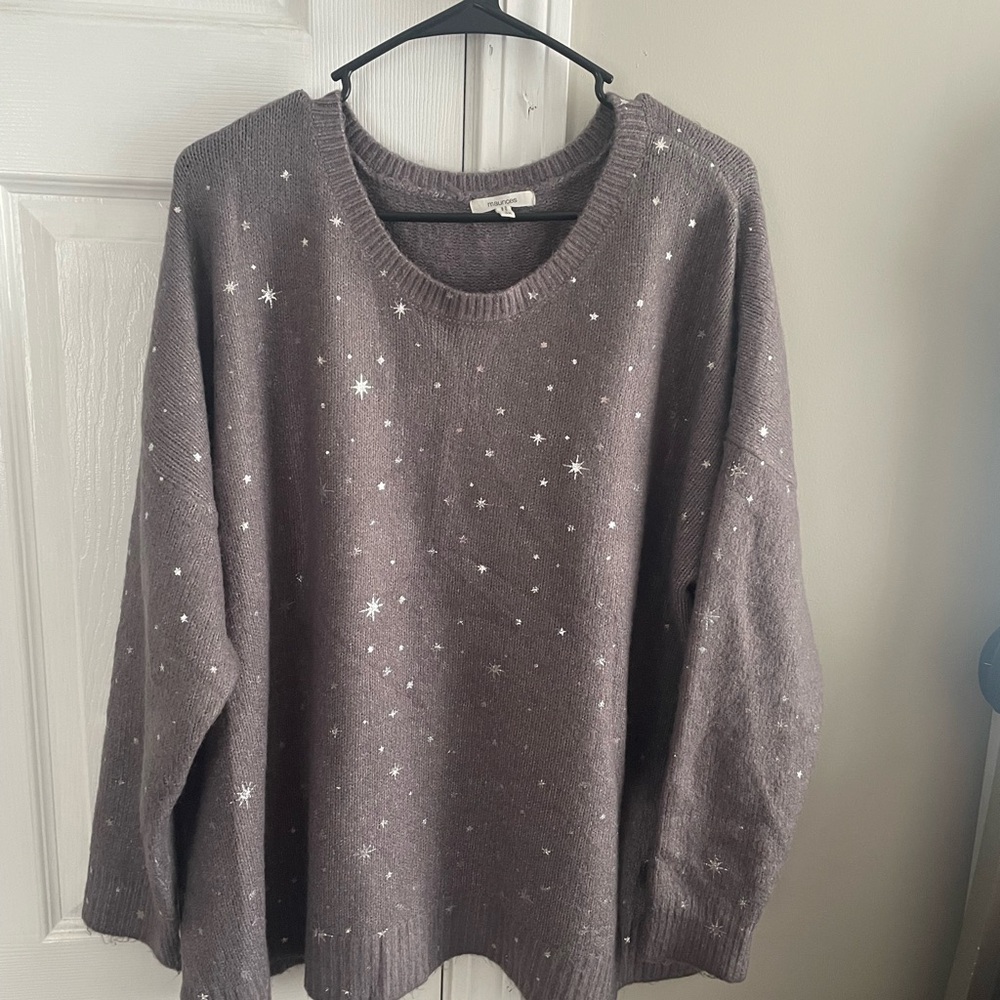 Maurices Starry Gray Sweater